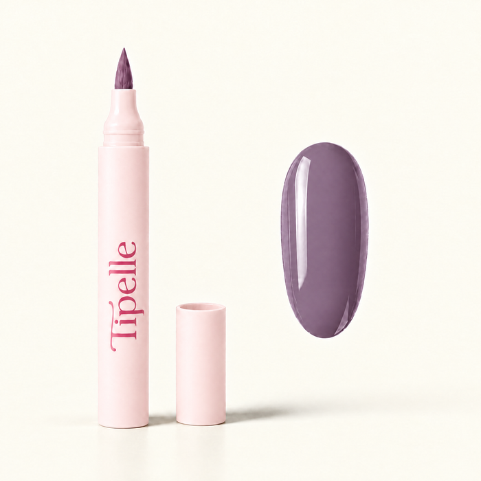 Tipelle tipelle lavender nail pen — Coral matched background