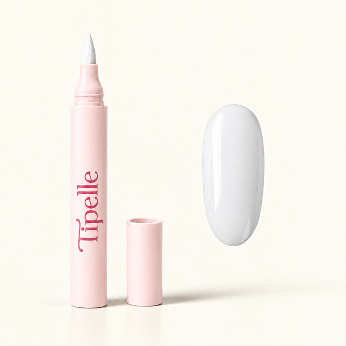Tipelle tipelle snow nail pen — Coral matched background