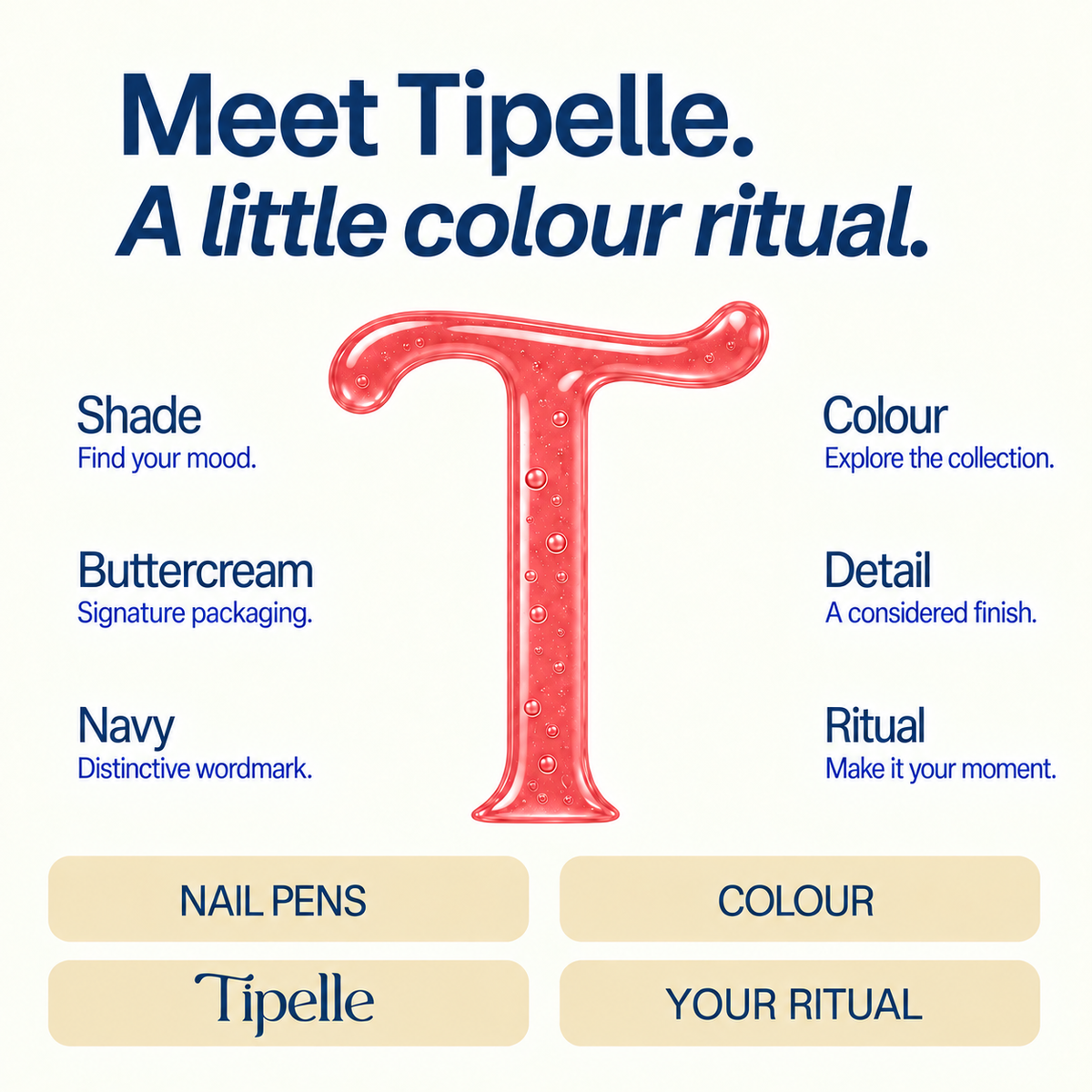 Tipelle Coral colour ritual