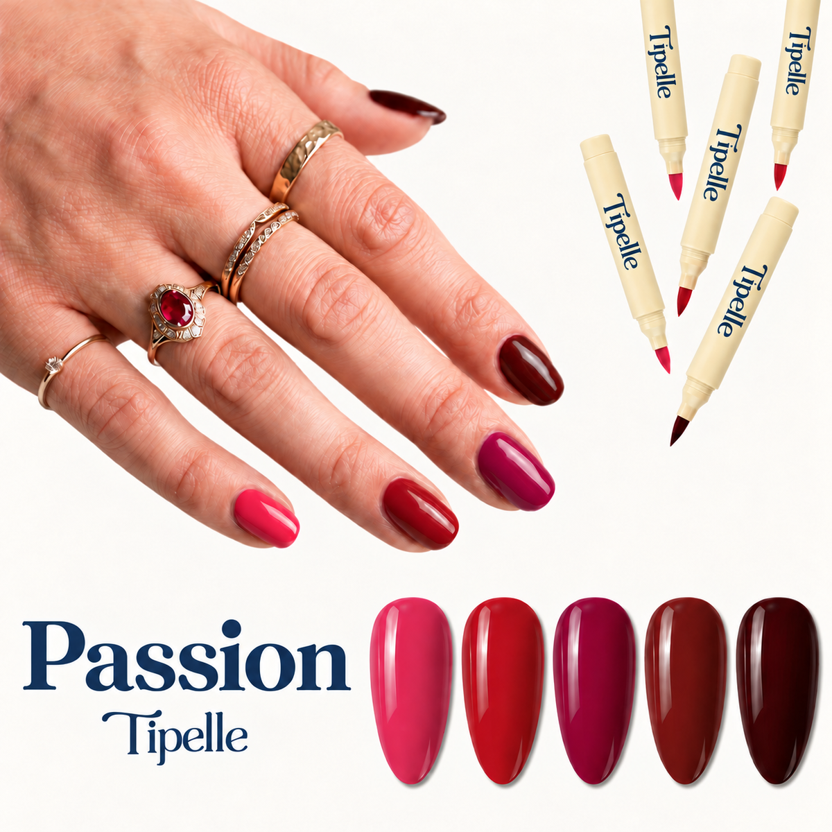 Tipelle navy and buttercream product image