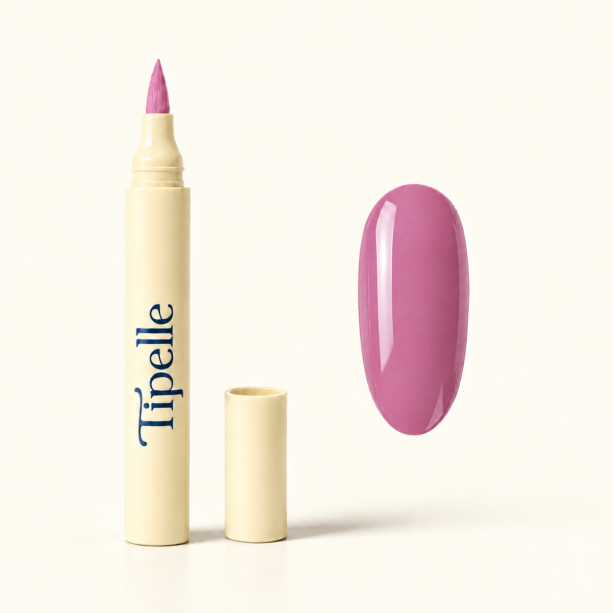 Tipelle tipelle pastel nail pen — Coral matched background
