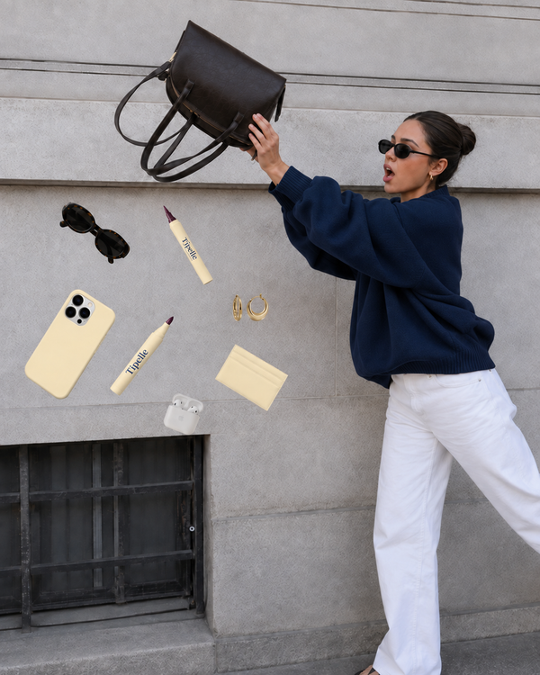Tipelle essentials and handbag