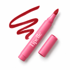 Tipelle Juicy Lip Pen in pink packaging with matching shade sample