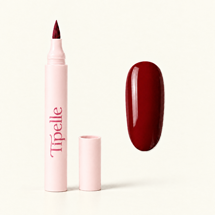 Tipelle tipelle cherry nail pen — Coral matched background
