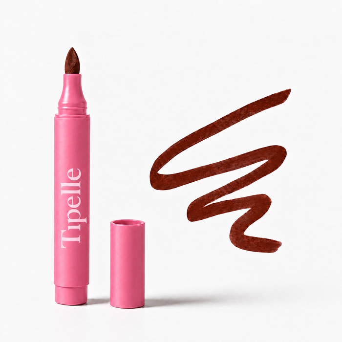 Tipelle heady lip pen rose and blush pink original upright composition