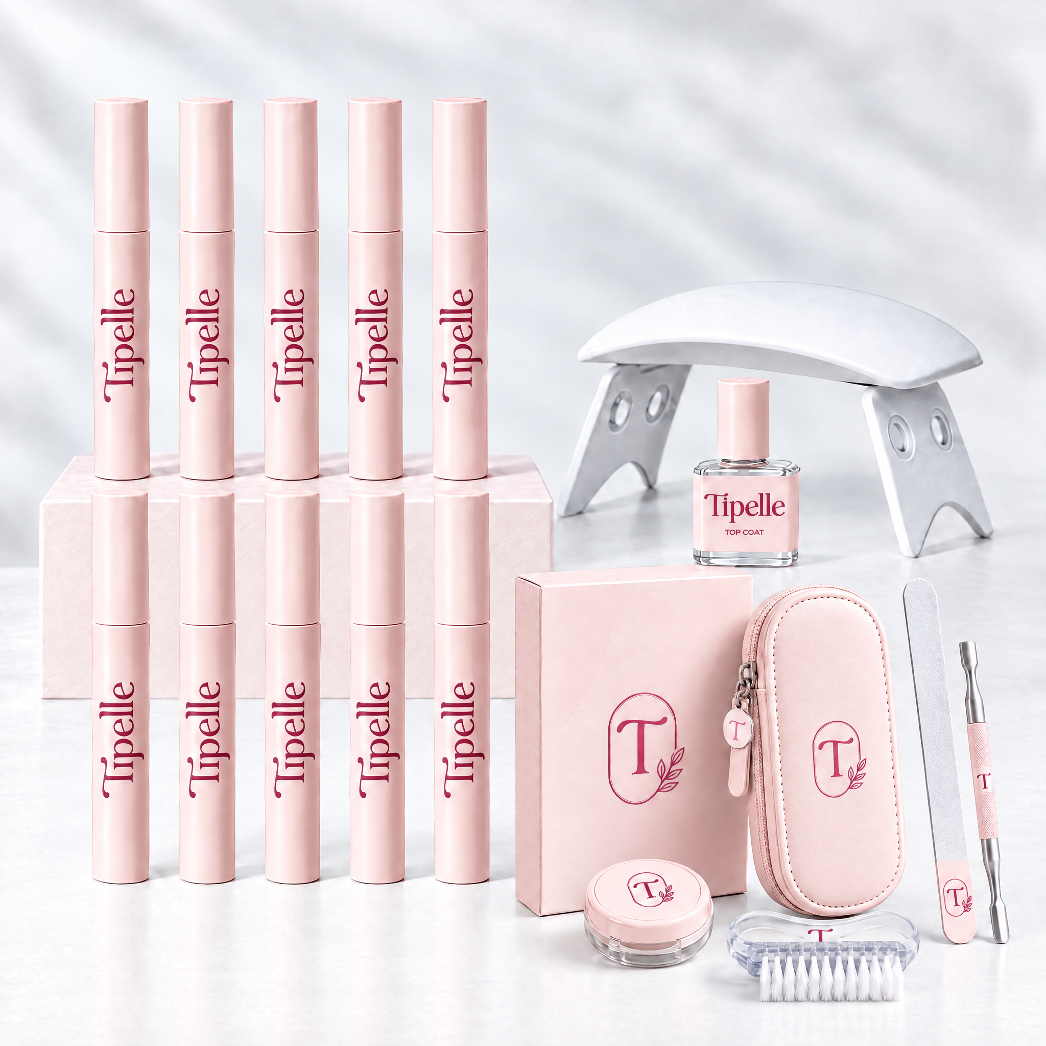 Ten Nail Pens, Long-Lasting Kit and Nail Care Kit; Reset sold separately
